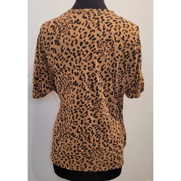 We The Free by Free People Clarity Tee – Size M – Cheetah Print – Oversized Fit - Picture 4 of 9